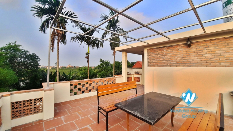House with garden for rent in Ngoc Thuy Ward, Long Bien District